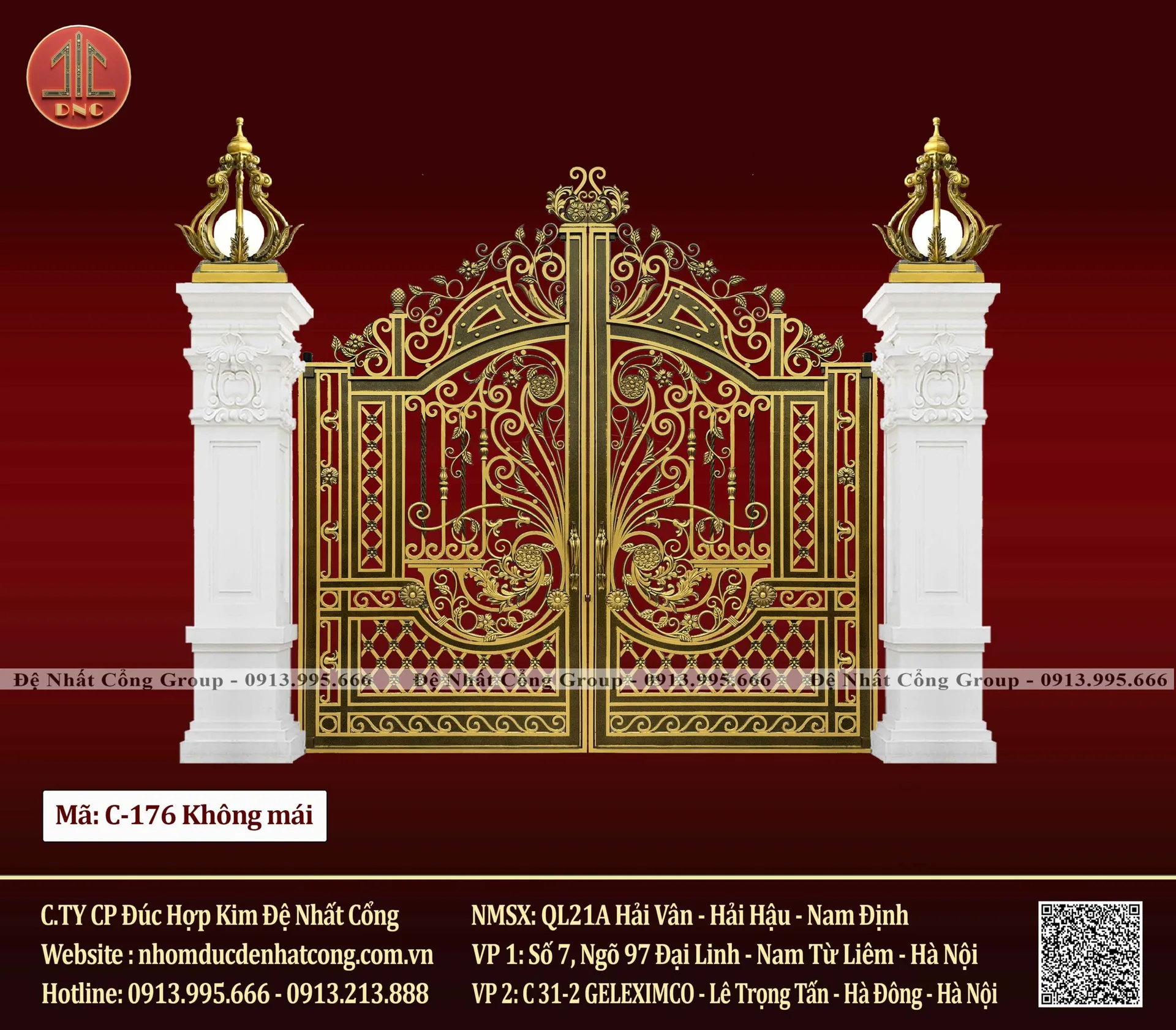 99+ Mẫu Cổng Nhôm Đúc Sang Trọng Cho Biệt Thự